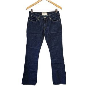 Paper Denim & Cloth Super Low 5 Flare Jeans‎ Dark Wash Size 28 100% Cotton